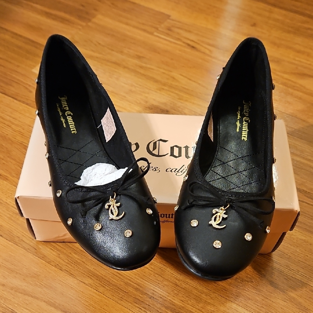 NWT Juicy Couture Fallon Ballet Slip On Flats/Shoes Size 9